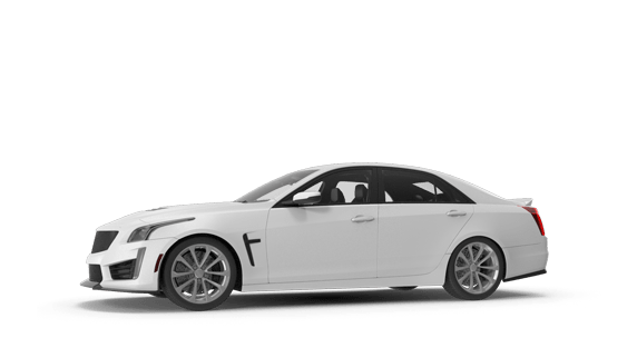 White four-door sedan