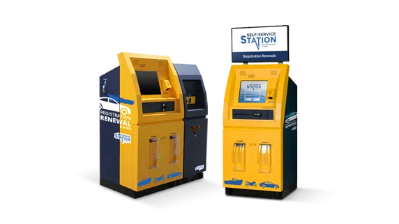 Two self-service stations