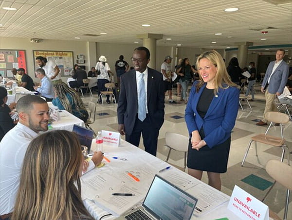 Edevbie and Benson with Volunteer Attys