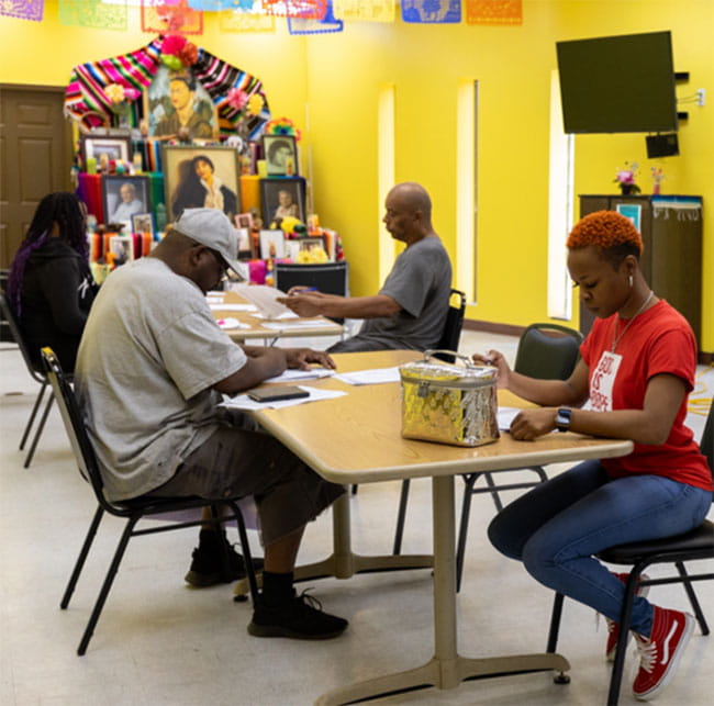 R2R participants take written tests