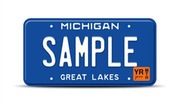 Press Release Plate Great Lakes Blue