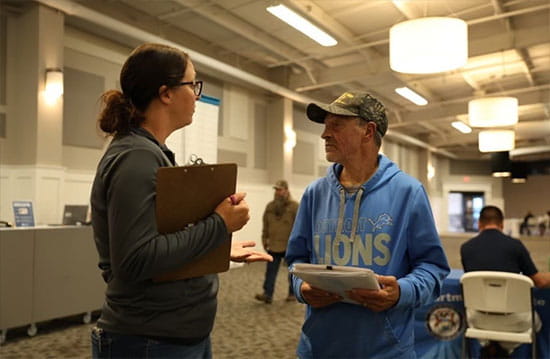 Attendee of the Road to Restoration clinic in Gaylord 