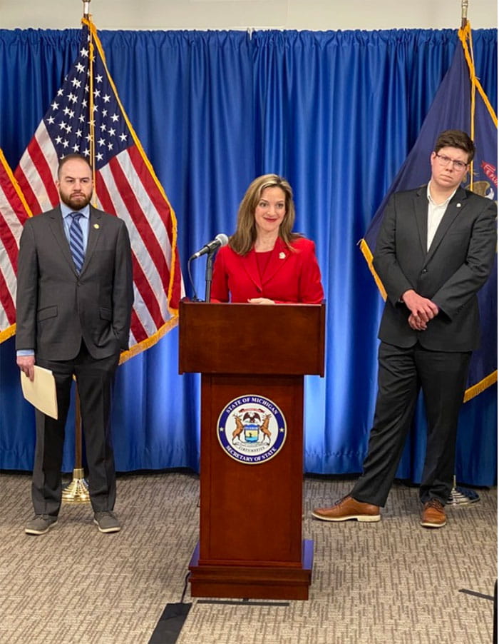 Sec. Benson speaks about the SAVE ACT