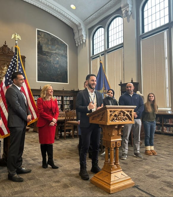 Fordson High School in Dearborn - Mayor Abdullah Hammoud