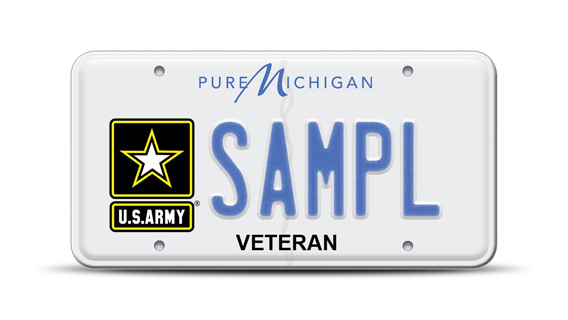 Army license plate