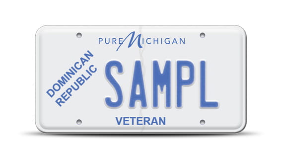 Dominican Republic license plate