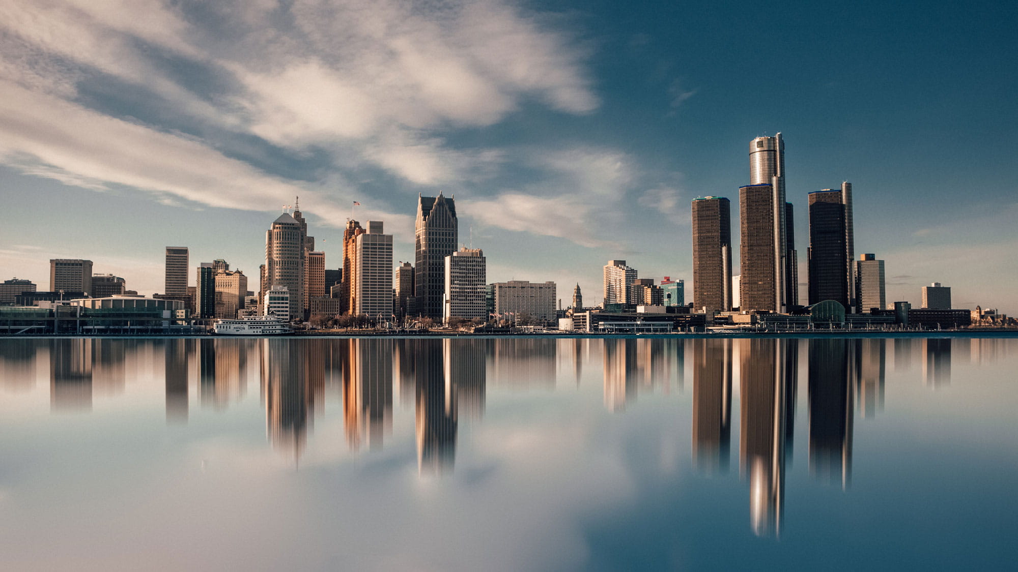 City of Detroit as viewed from across the Detroit River