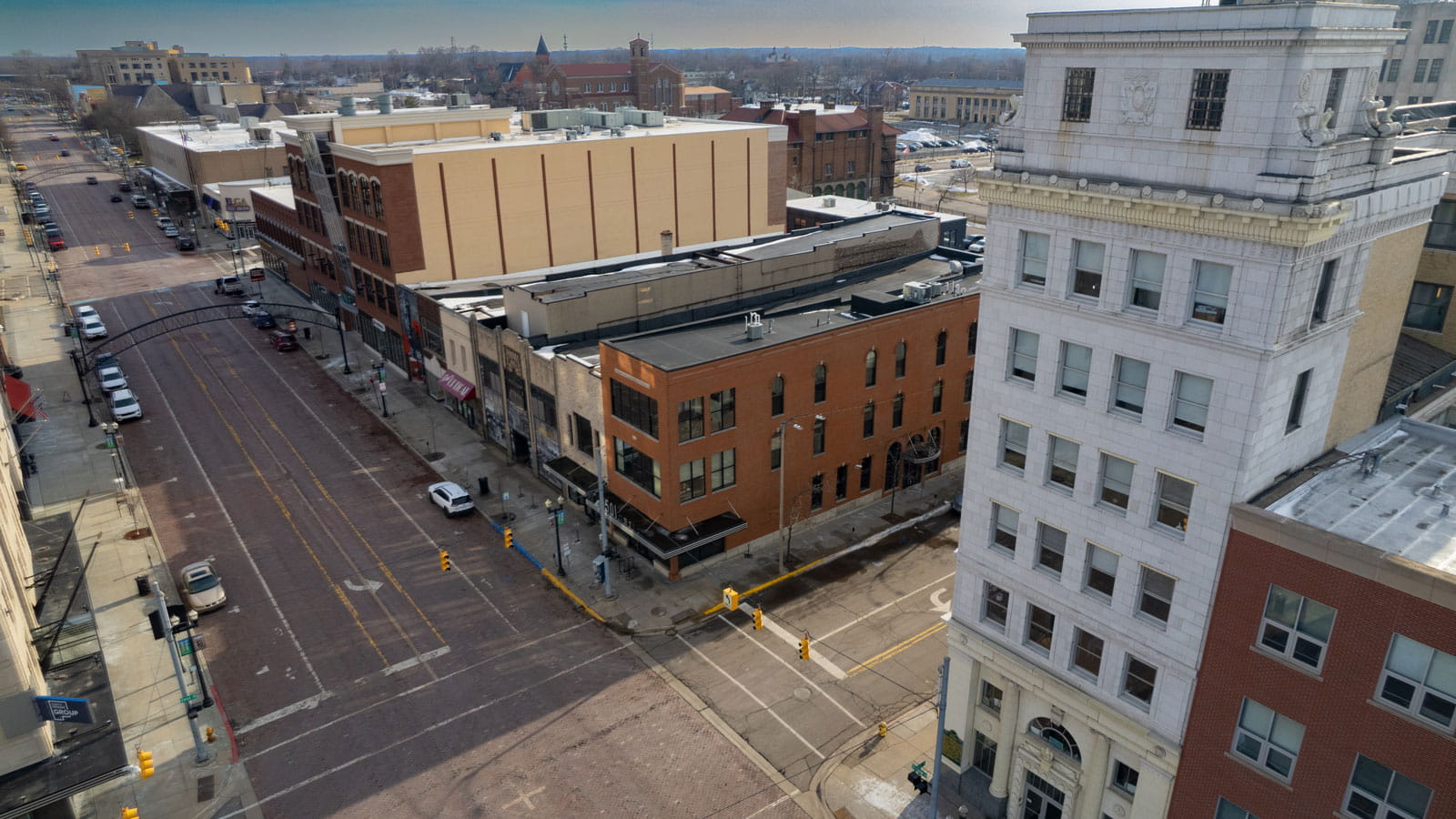 Downtown Flint, Michigan.