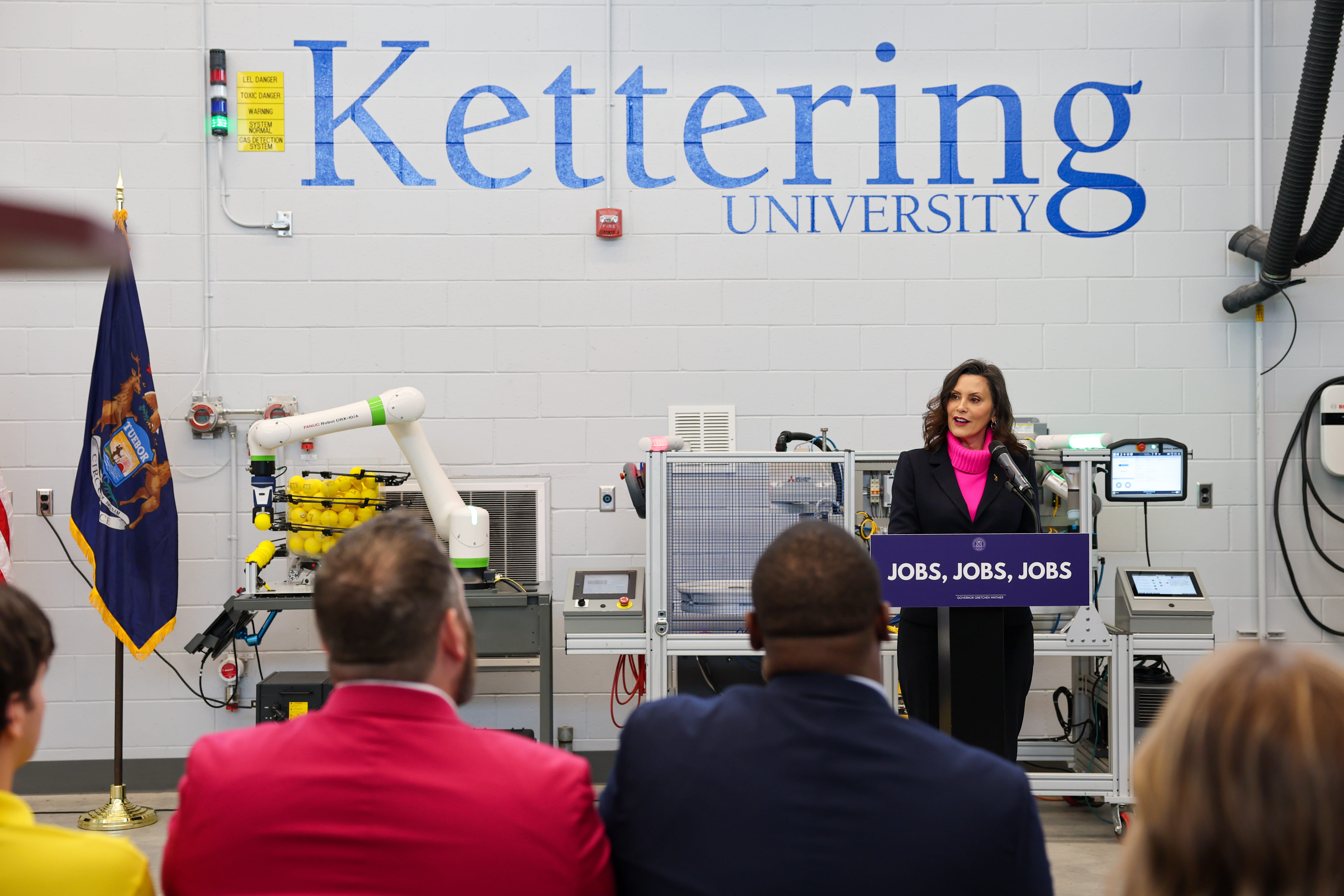 Governor Whitmer speaking