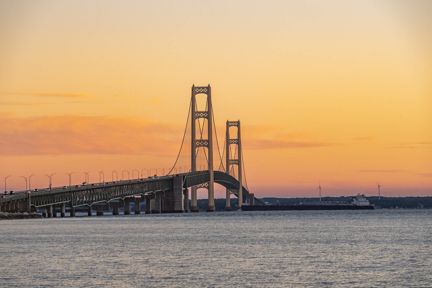 bridge sunset