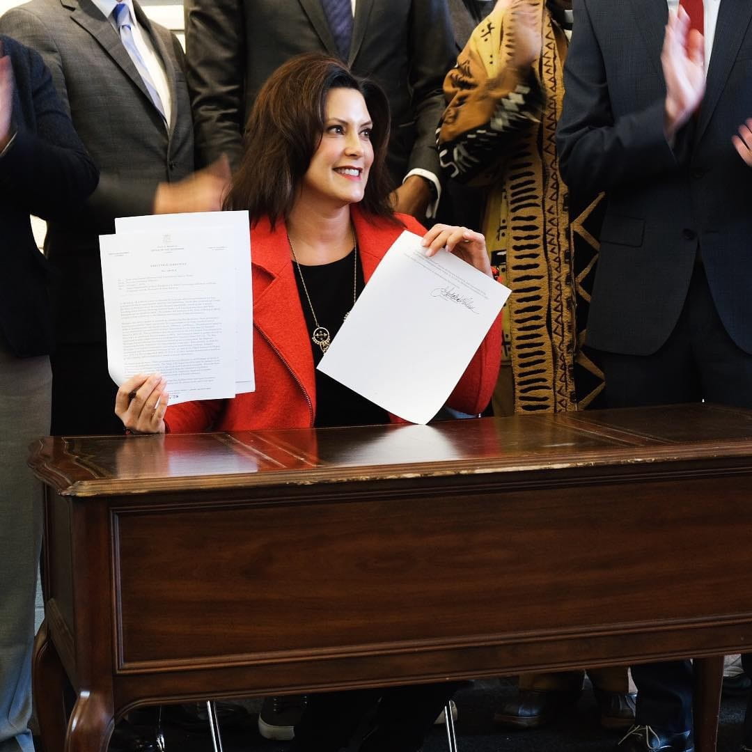 Governor Whitmer Signing Executive Directive 2019-09