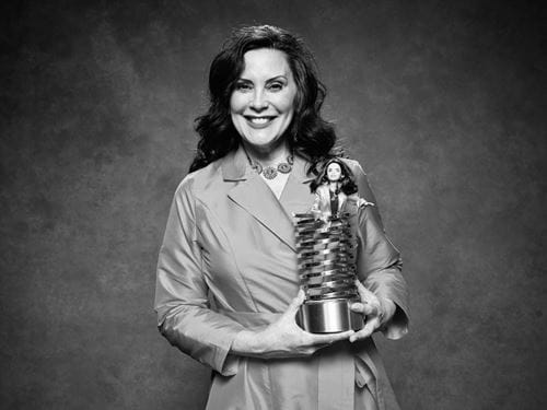 Governor Whitmer with Webby Award